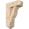 Ekena Millwork Funston Arts and Crafts Smooth Bracket w/ Offset Brace, Douglas Fir, 7 1/2"W x 20"D x 28"H BKT0806X20X28FST03SDF - alternate 1